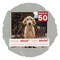 Light Grey Suede Mat Board for 32x32 Frames - Fits 30x30 Photos